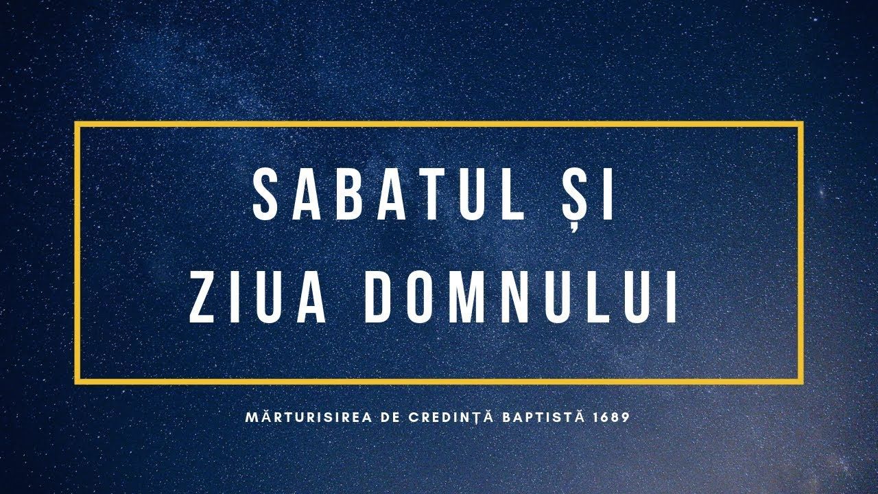 Mihai Levi Marian | Sabatul și Ziua Domnului